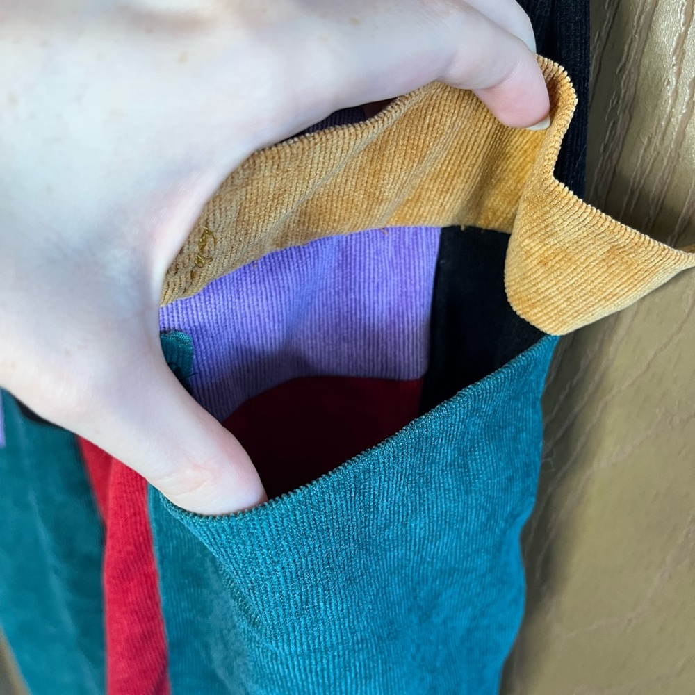 Colorblock Patchwork Pants - Picture 3 of 6